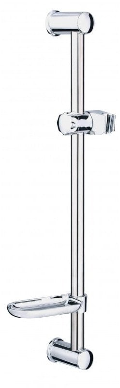 Shower stand RUBINETA VARIANTA, 60 cm, with control unit, soap dish, set of mounting screws
