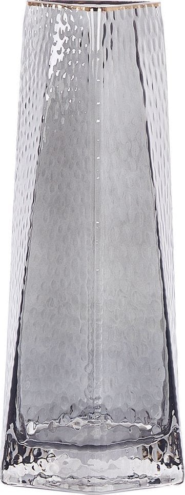 Ramka Beliani Wazon na kwiaty szklany 27 cm szary LILAIA!