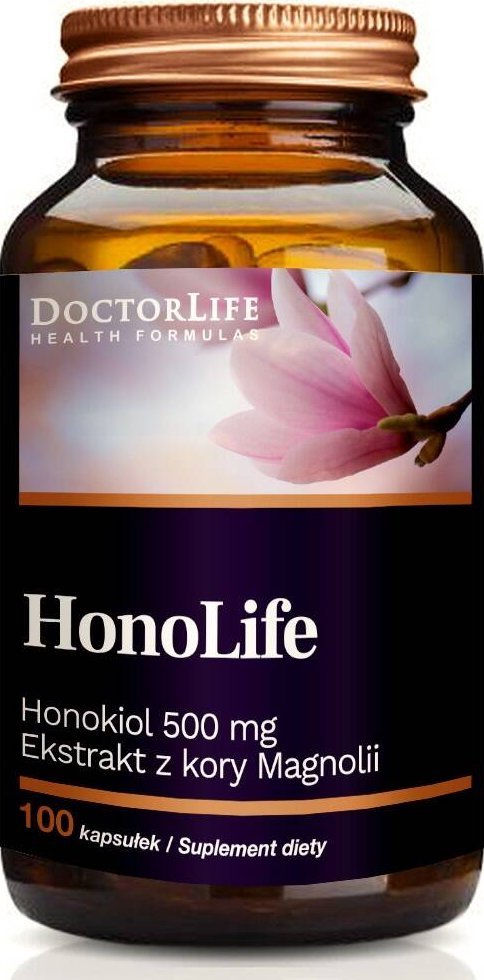 Doctor Life DOCTOR LIFE_HonoLife ekstrakt z kory magnolii suplement diety 100 kapsułek