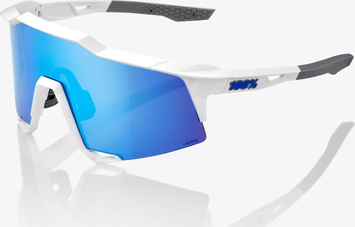 100percent Speedcraft - HiPER Mirror Lens Matte White