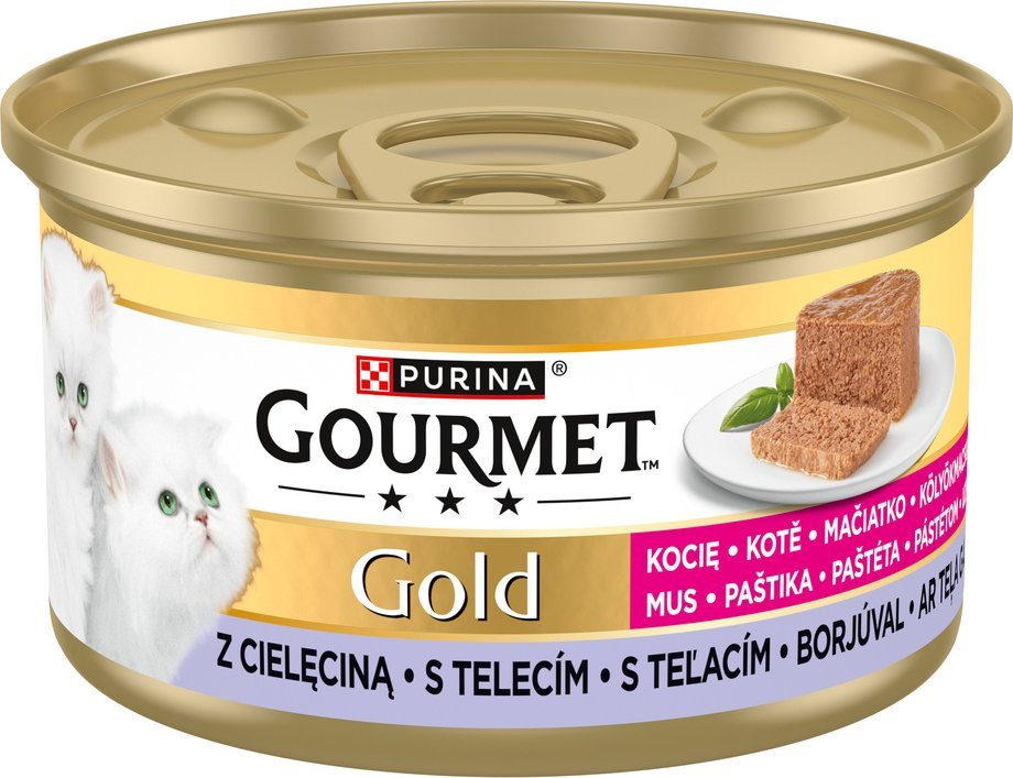 Gourmet Gold Kitten mus z cielęciną 85g