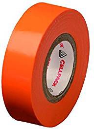 Cellpack Taśma izolacyjna 128 PVC pomarańczowa 10m (145807)