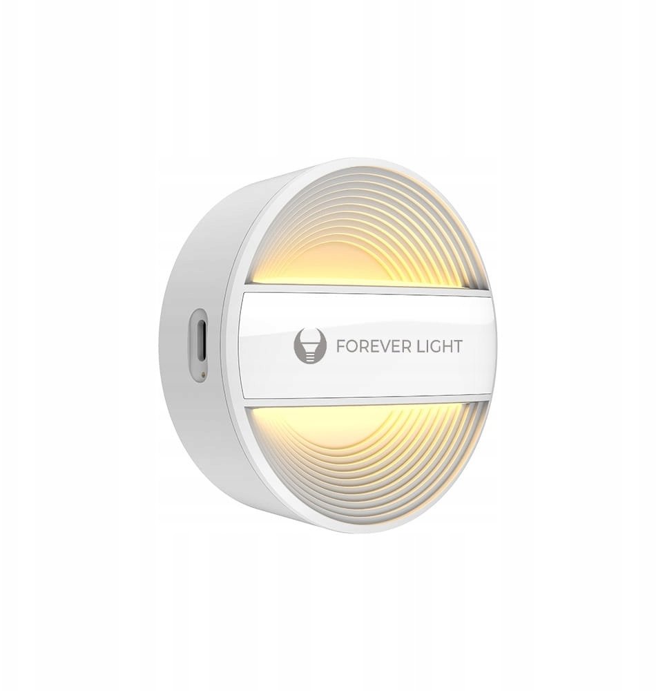 Lampka nocna okrągła LED PURE FLC-20 ALMA PIR biała 500mAh Forever Light