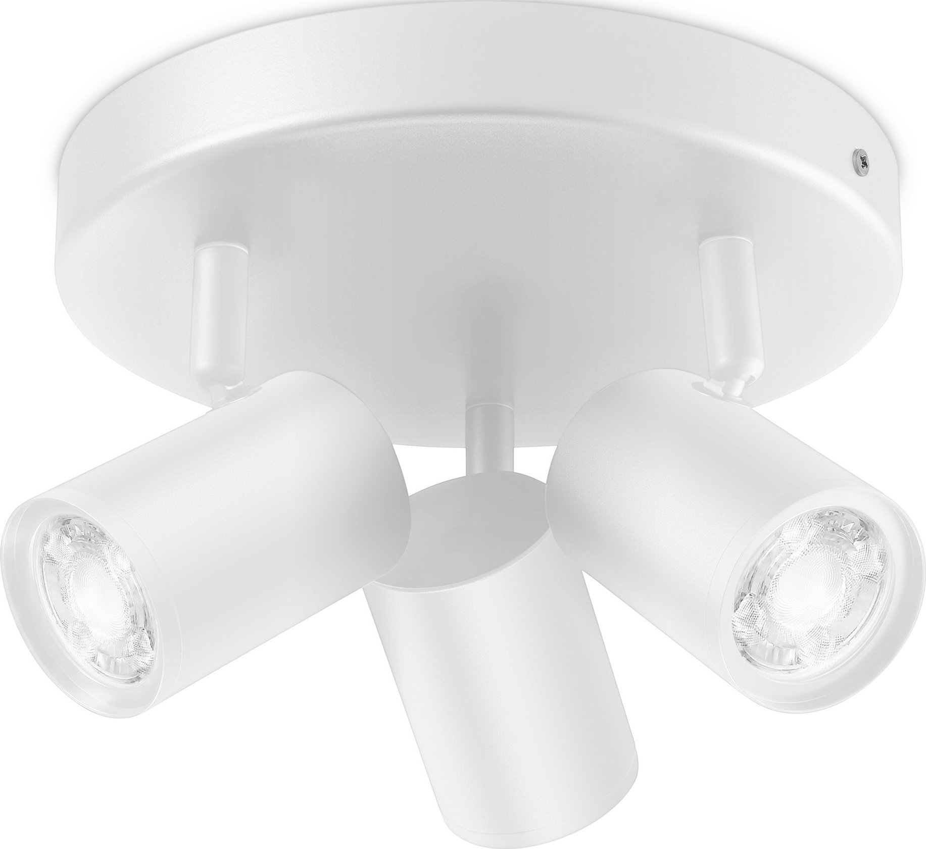 Lampa sufitowa Signify WiZ IMAGEO 3er Spots Deckenleu rund Tunable White&Color Weiß
