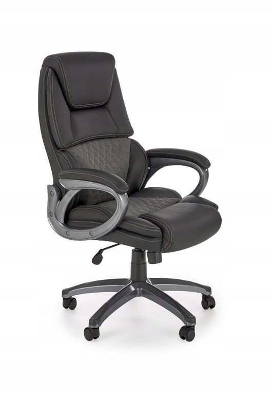 Fotel biurowy STEVEN czarny/szary HALMAR