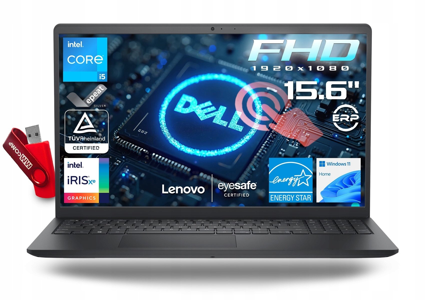 Laptop Dell Inspiron 15 3530 Intel i5 8GB 512GB SSD FHD IPS TOUCH DO DOMU