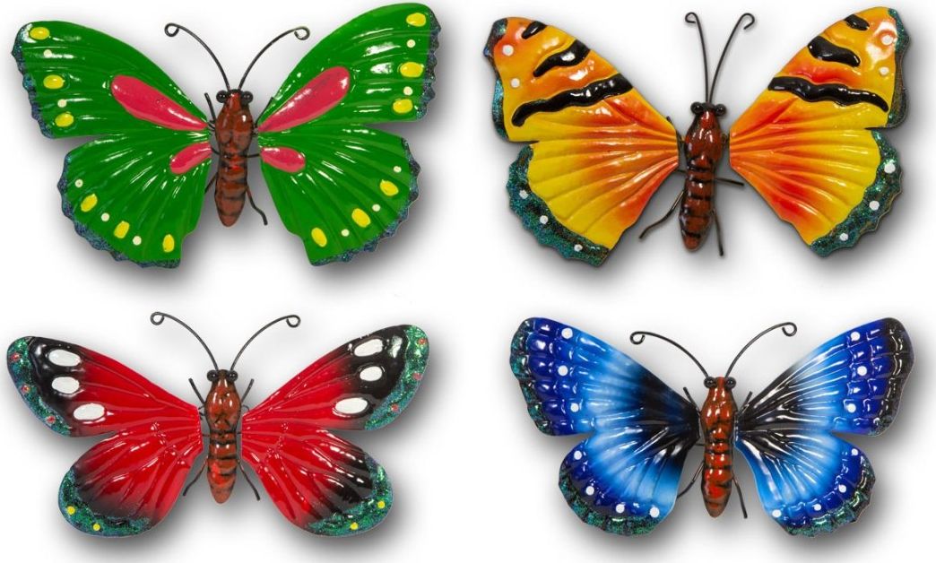 Saska Garden Motyl dekoracyjny 26cm zielony