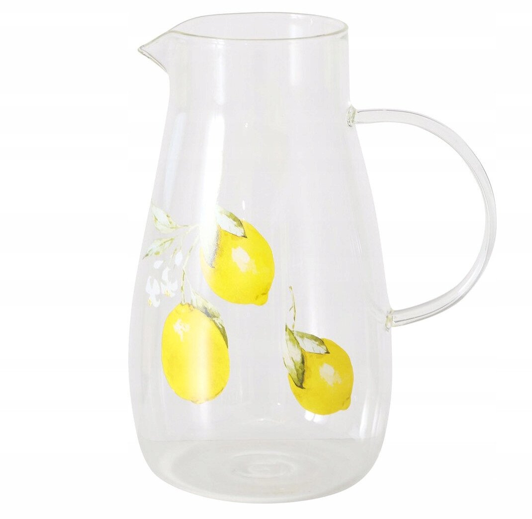 Szklany dzbanek na lemoniadę CAPRI, wys. 21 cm