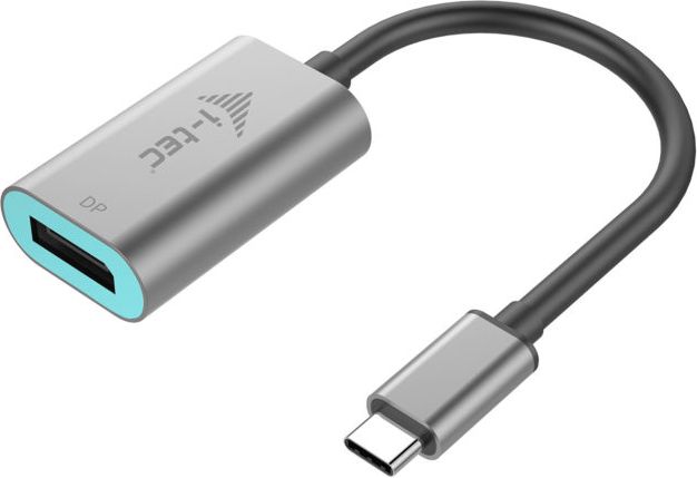 Adapter USB I-TEC USB-C - DisplayPort Srebrny (C31METALDP60HZ)