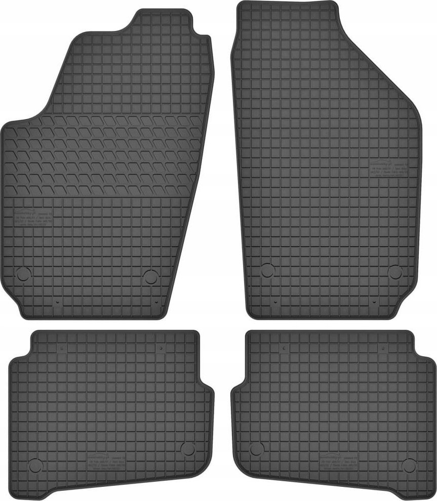 MotoHobby Seat Cordoba II Dywaniki gumowe PREMIUM stopery