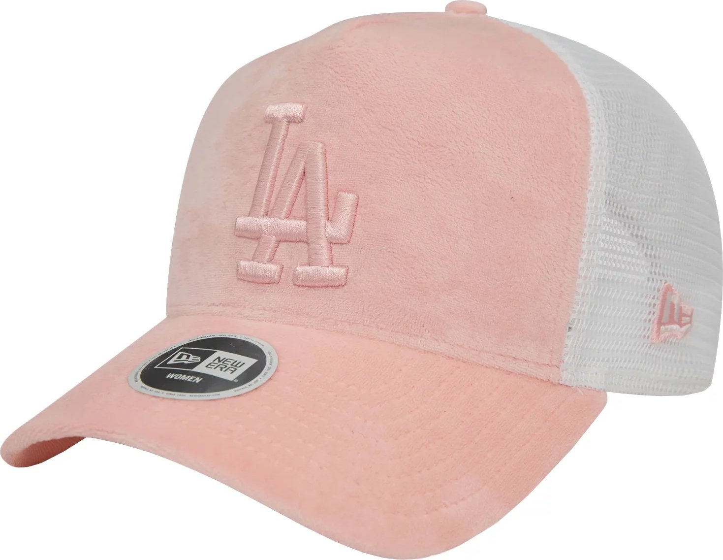 New Era New Era Wmns LA Dodgers Velour Trucker Cap 60435011 Różowe OSFM