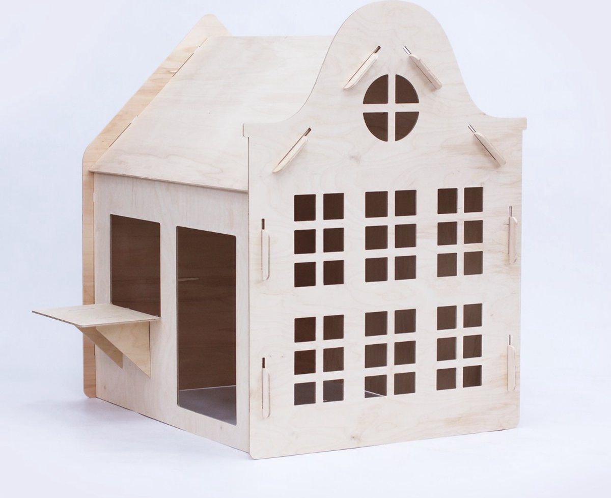 PlayHouse Wood - Drewniany domek do zabawy dla dzieci