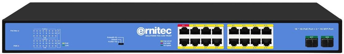 Unmanaged Intelligent 16 PoE