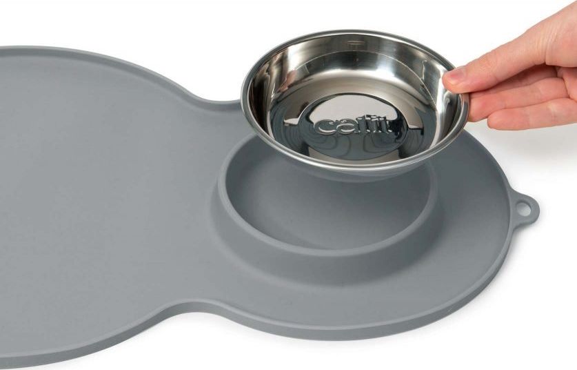 Catit CATIT Mata silikonowa Orzeszek, szara 46x29cm