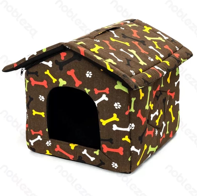 Buda S 42x39x33cm ciepły domek dla psa lub kota wygodna i przytulna