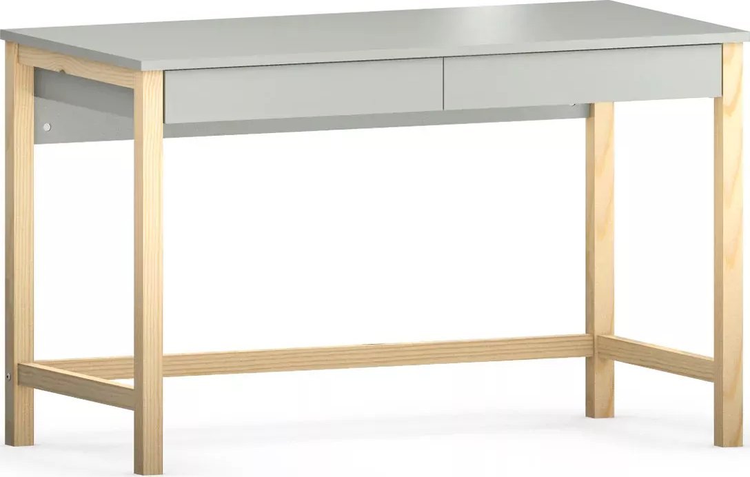 Biurko Elior Biurko do pokoju dziecięcego szare - Roler 3X 60x120