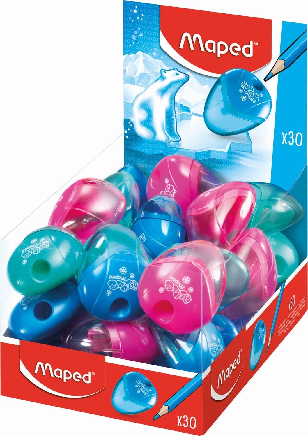 Maped Temperówka plastikowa 1 otwór MAPED Igloo 1 MAPED 534754