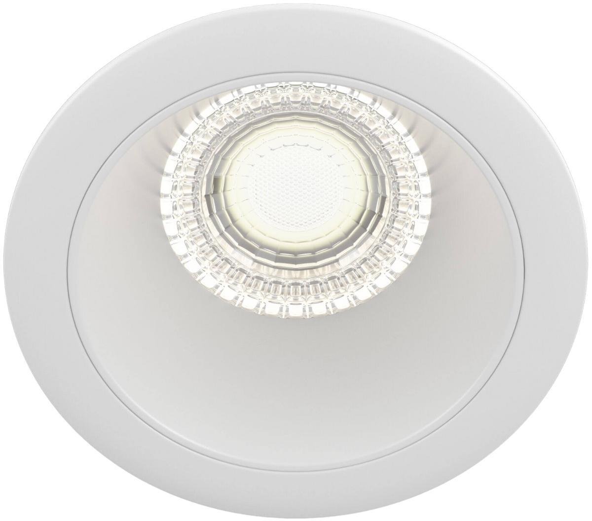 Maytoni Wpuszczana lampa sufitowa Share DL053-01W okrągła biała