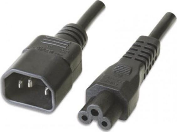 Kabel zasilający Manhattan Manhattan Przedłużacz kabla zasilania C14 na C5 F/M 1.8m czarny