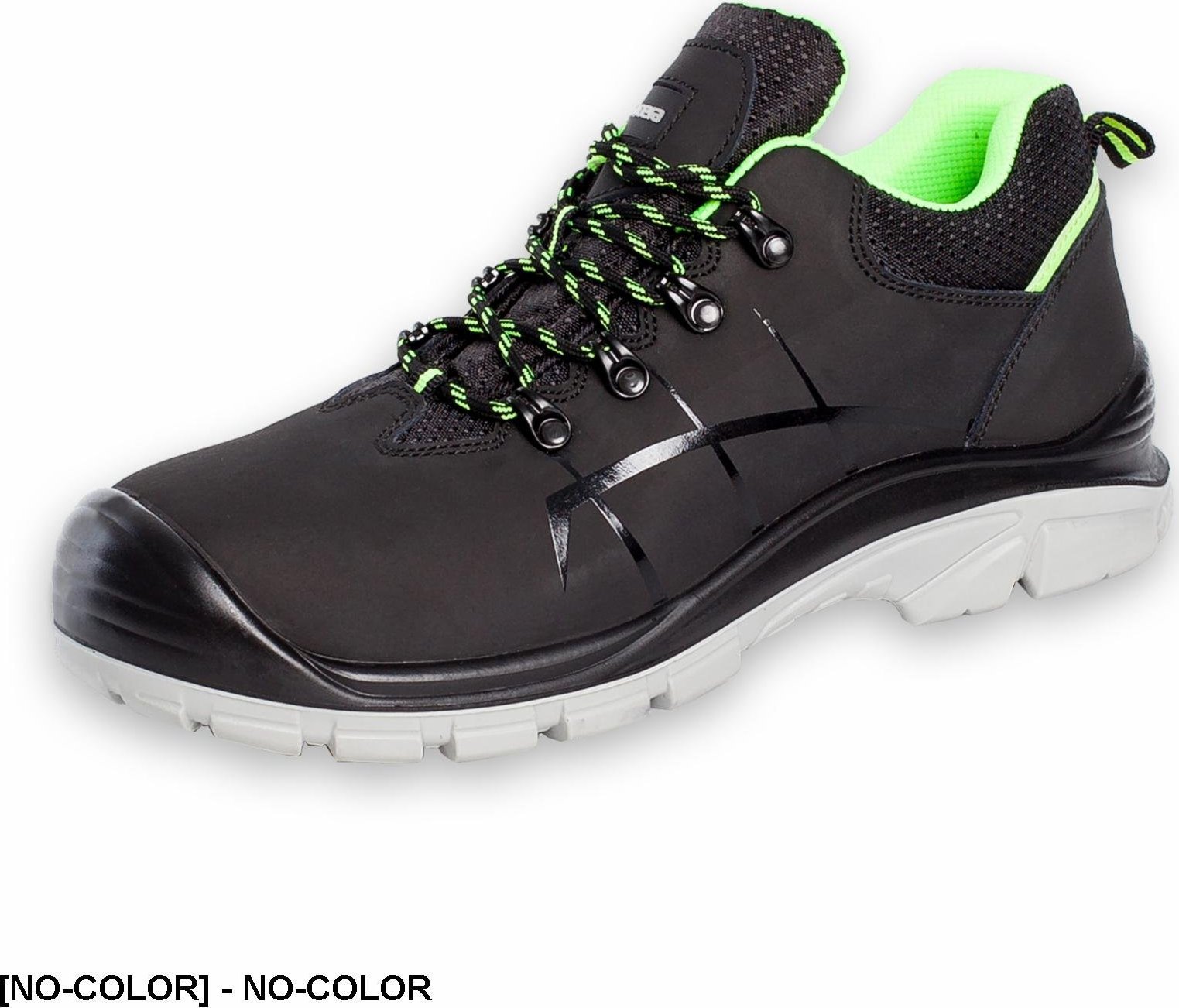 PROCERA NERO S1 SRC - Nubukowe półbuty bezpieczne ze stalowym podnoskiem, antyelektrostatyczny, olejoodporny 47