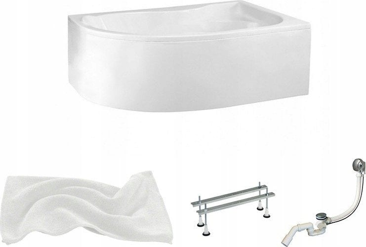 Wanna asymetryczna 160x105 prawa MEGA