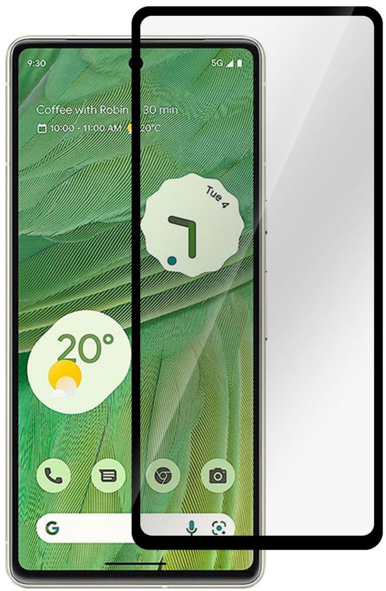 Extra Digital Apsauginis stiklas GOOGLE Pixel 7 Pro (3D, juodas)