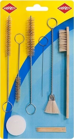 Airpress ZESTAW CZYSZCZĄCY DO PISTOLETÓW LAKIERNICZYCH 12 EL.