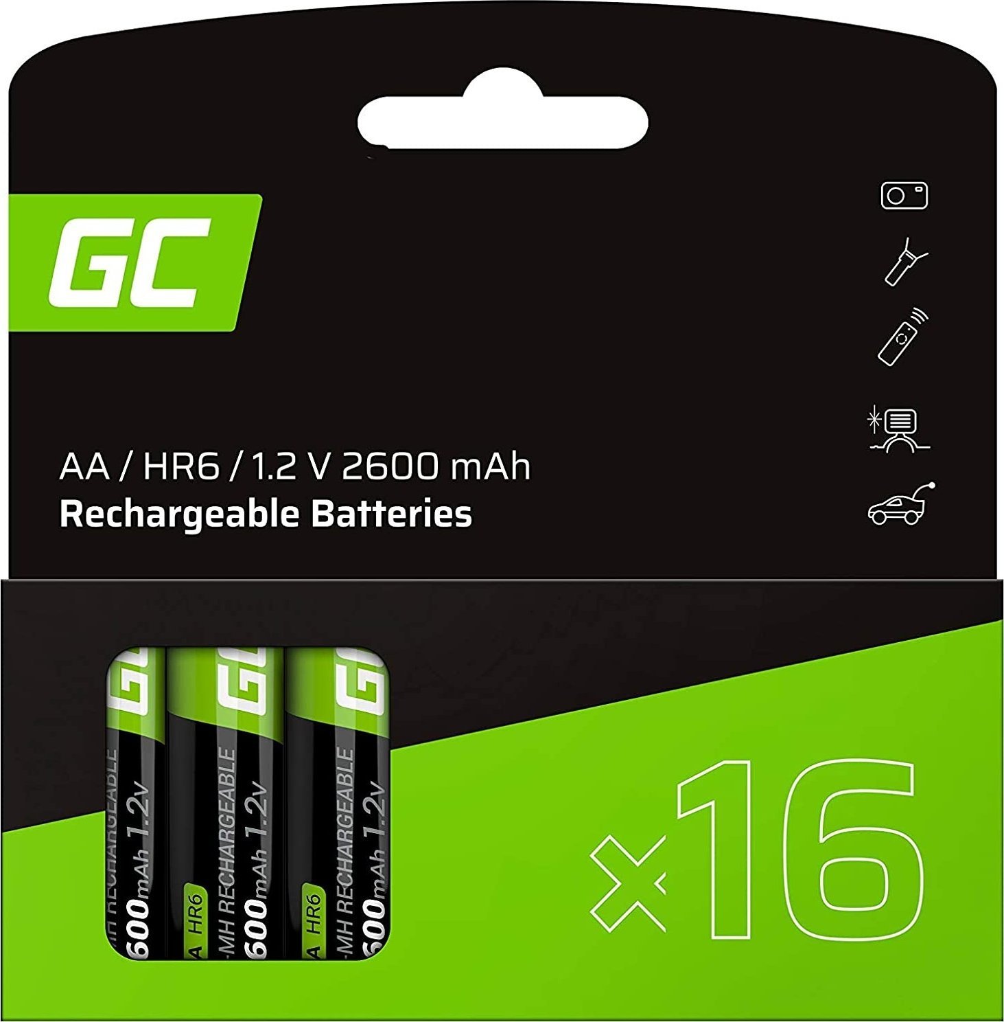 Green Cell Akumulator AA / R6 2600mAh 16 szt.
