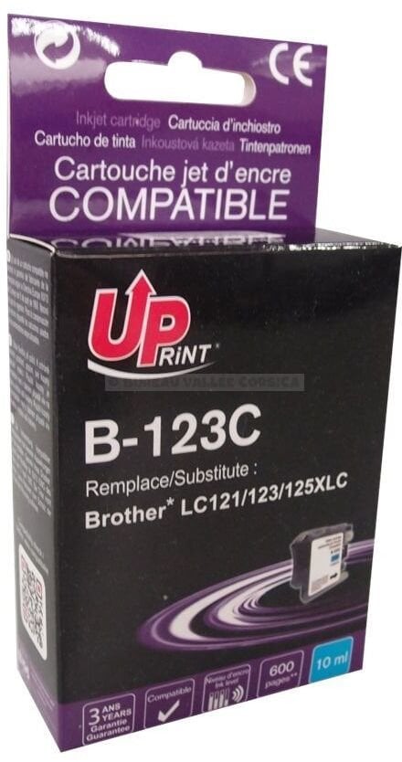 Tusz Brother Tusz kartridż UPrint LC123C125XLC Cyan