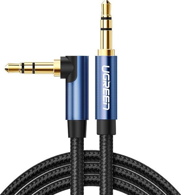 Kabel Ugreen Jack 3.5mm - Jack 3.5mm Brak danych czarny (60181)