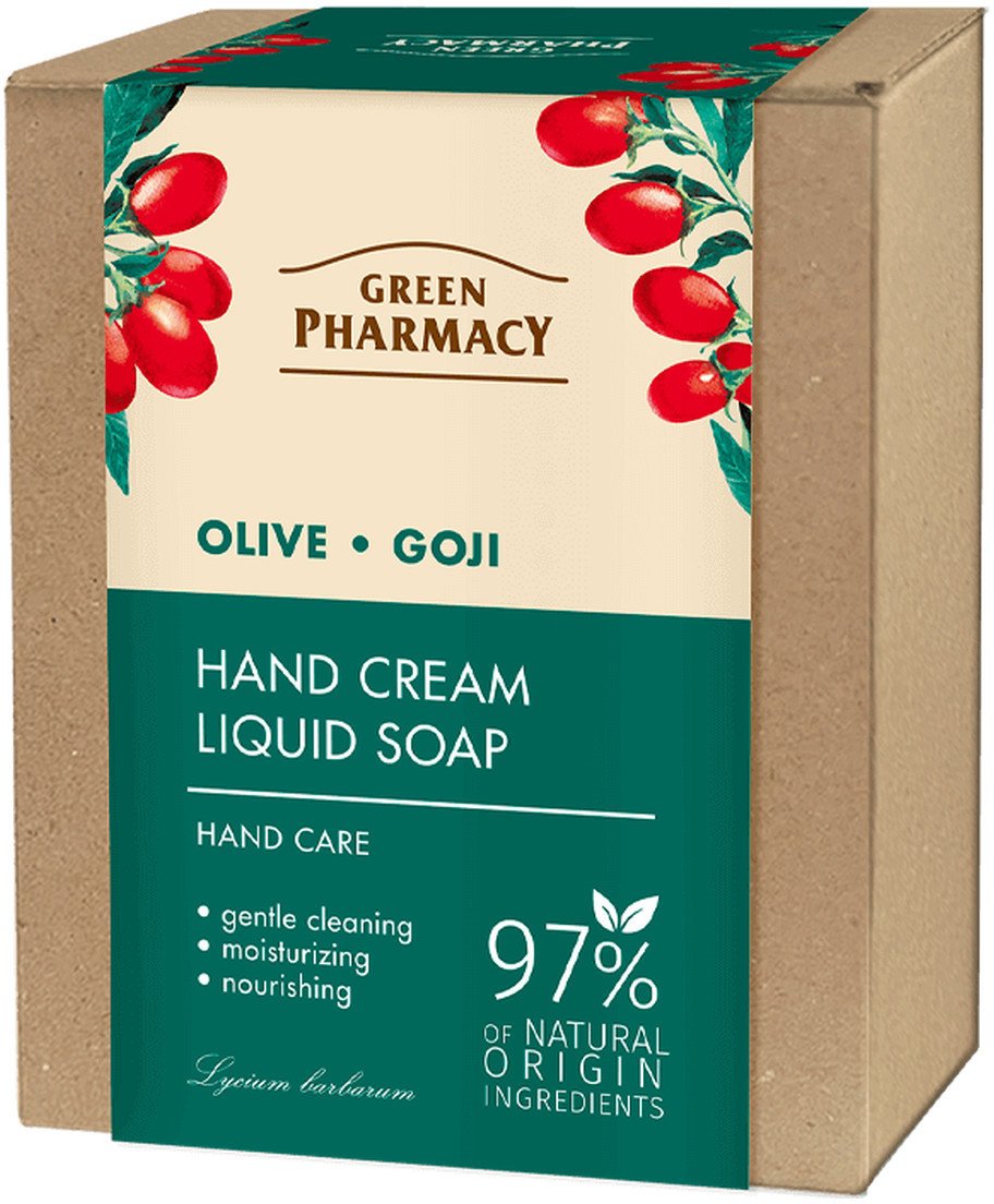 Green Pharmacy Zestaw do pielęgnacji dłoni Olive and Goji Berry