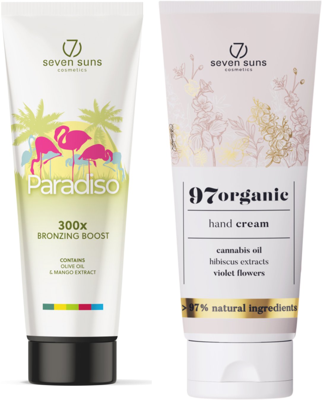 7suns Paradiso Bronzer 250ml + Krem Do Rąk 75ml Gratis
