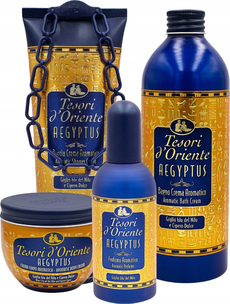 Zestaw Tesori d'Oriente Żel Krem do ciała Płyn Woda perfumowana - Aegyptus