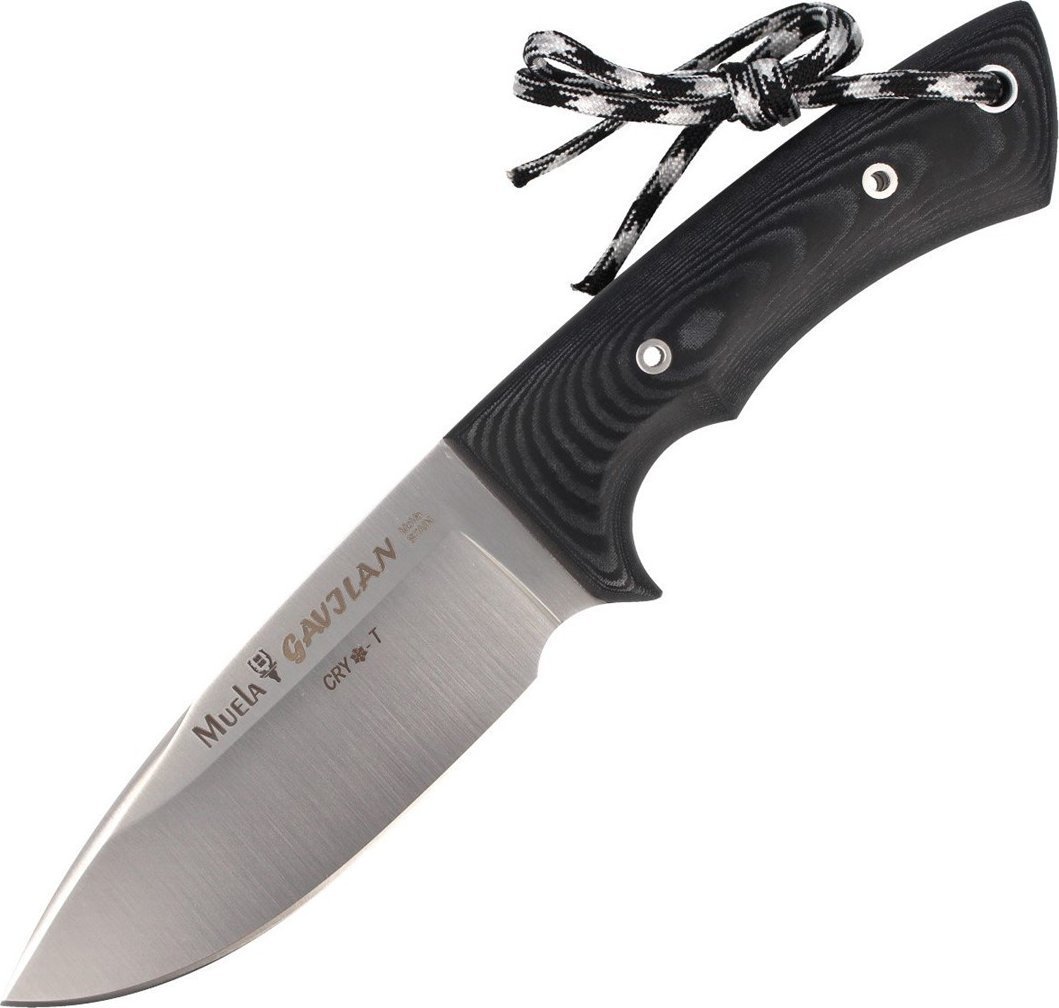 Muela Nóż Muela Full Tang Black Micarta, Satin 1.4116 CR