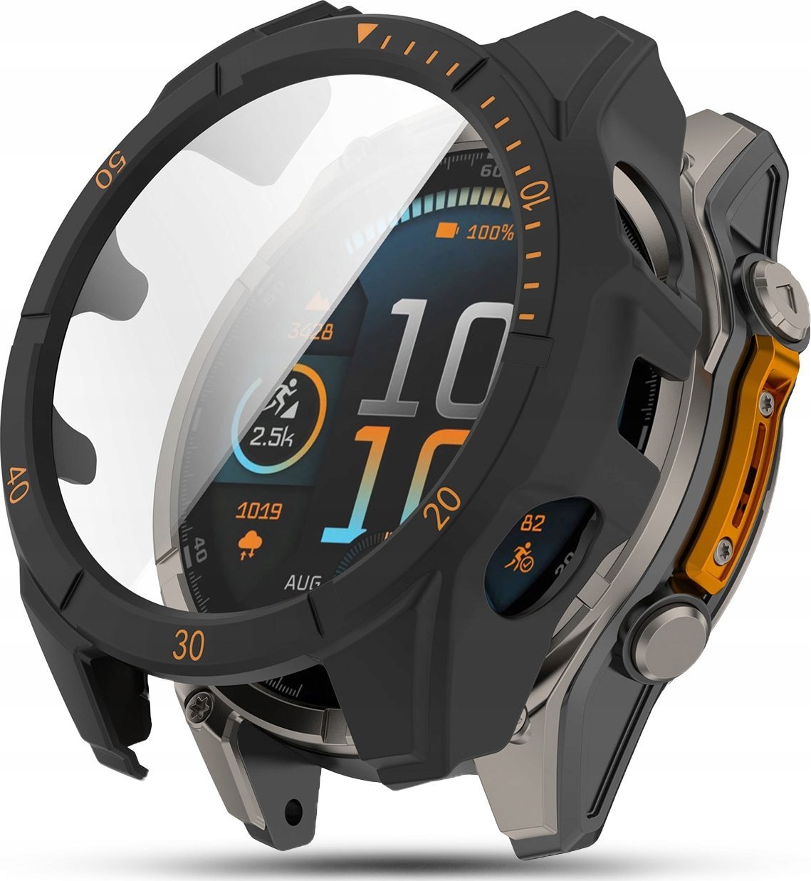 ETUI OCHRONNE 2w1 SZKŁO HARTOWANE do Garmin Fenix 8 - 51mm OCHRONA KOPERTY