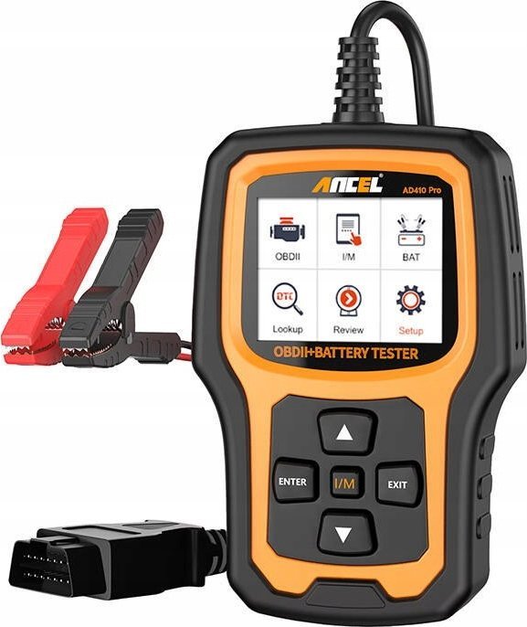ANCEL Skaner OBD2 i Tester akumulatorów 2w1 Ancel AD410 PRO