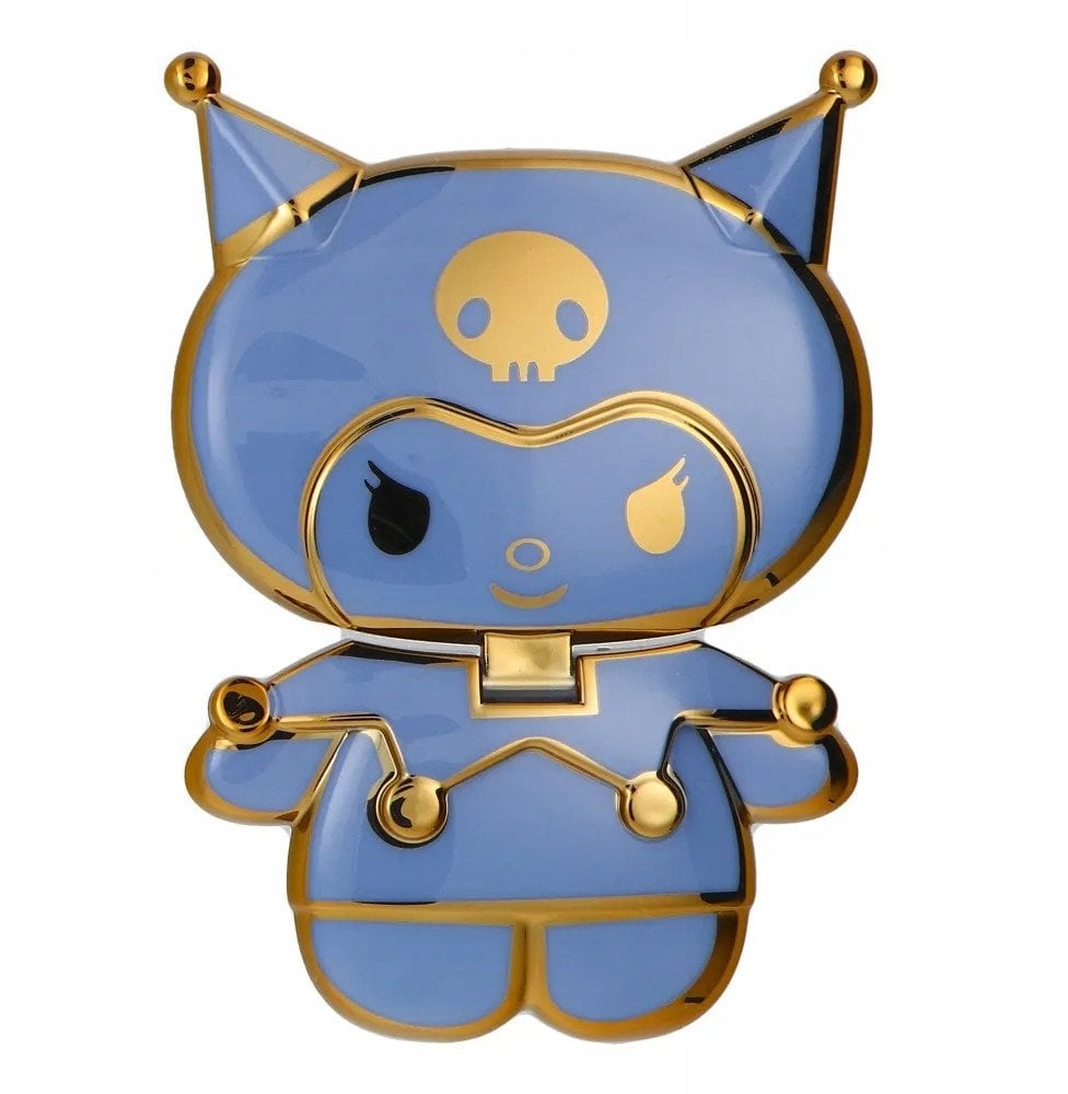 Stojak na telefon LALKA - naklejany - niebieski