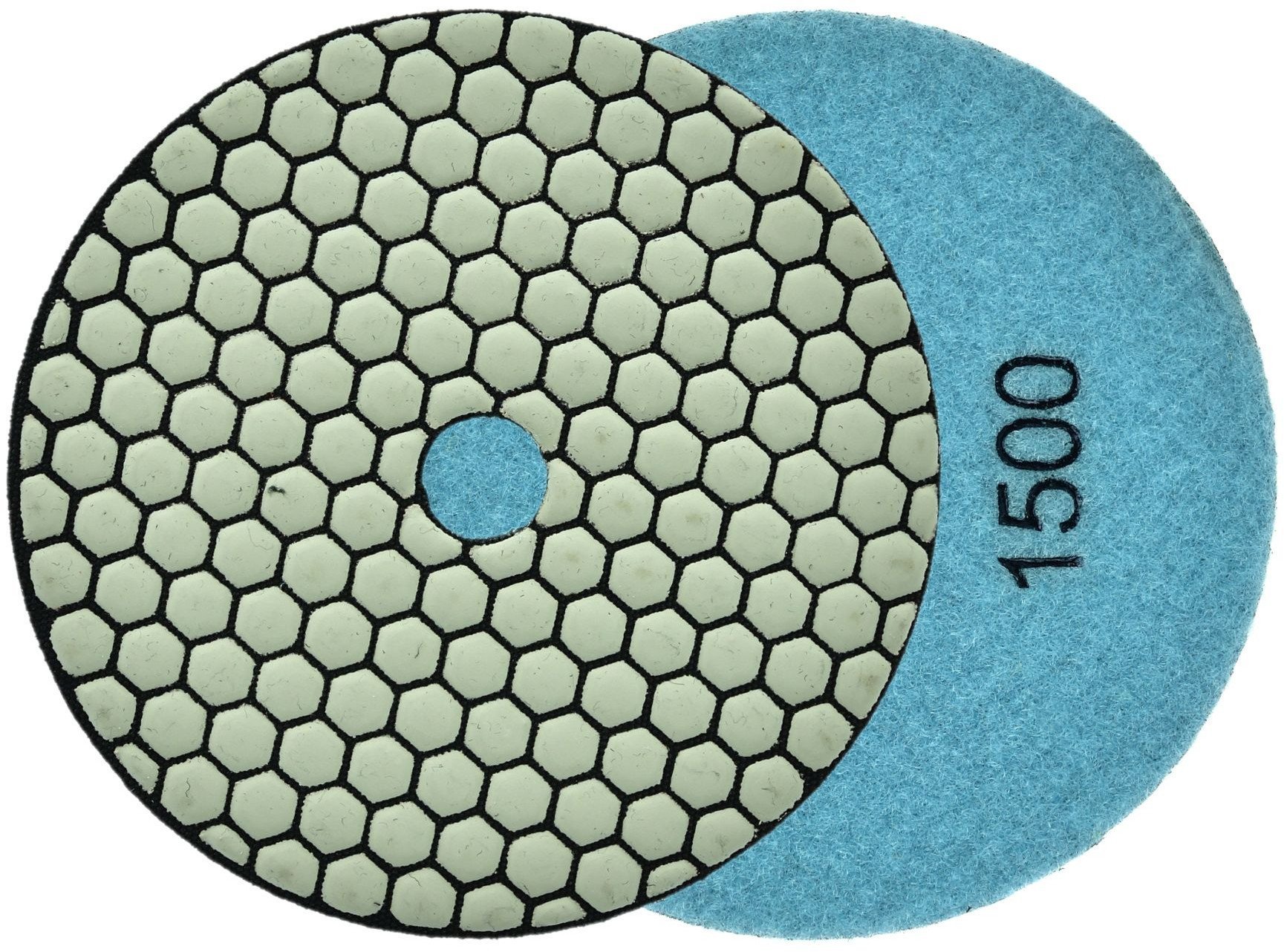 Geko Tarcza polerska do szlifowania gresu na sucho 125mm GR1500 (25/250)