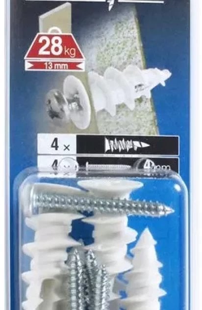 ANCHOR DRYWALL GKP 4X25 NAILON 4 PCS