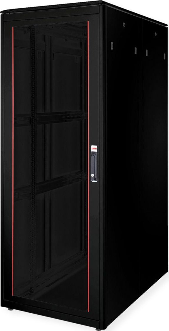 Szafa Roline ROLINE Netzwerkschrank Pro 48,26cm 19Zoll 42 HE 800x1200 BxT Glast�r schwarz