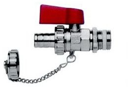 Invena Zawór spustowy z końcówką na wąż 20 (3/4'') - H/ZW-62-020