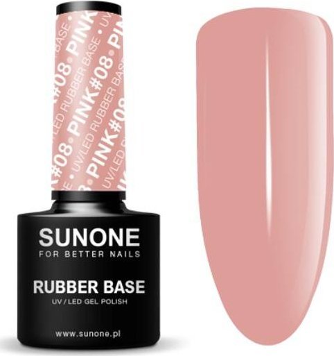 Sunone Rubber Base baza kauczukowa Pink 08 5ml