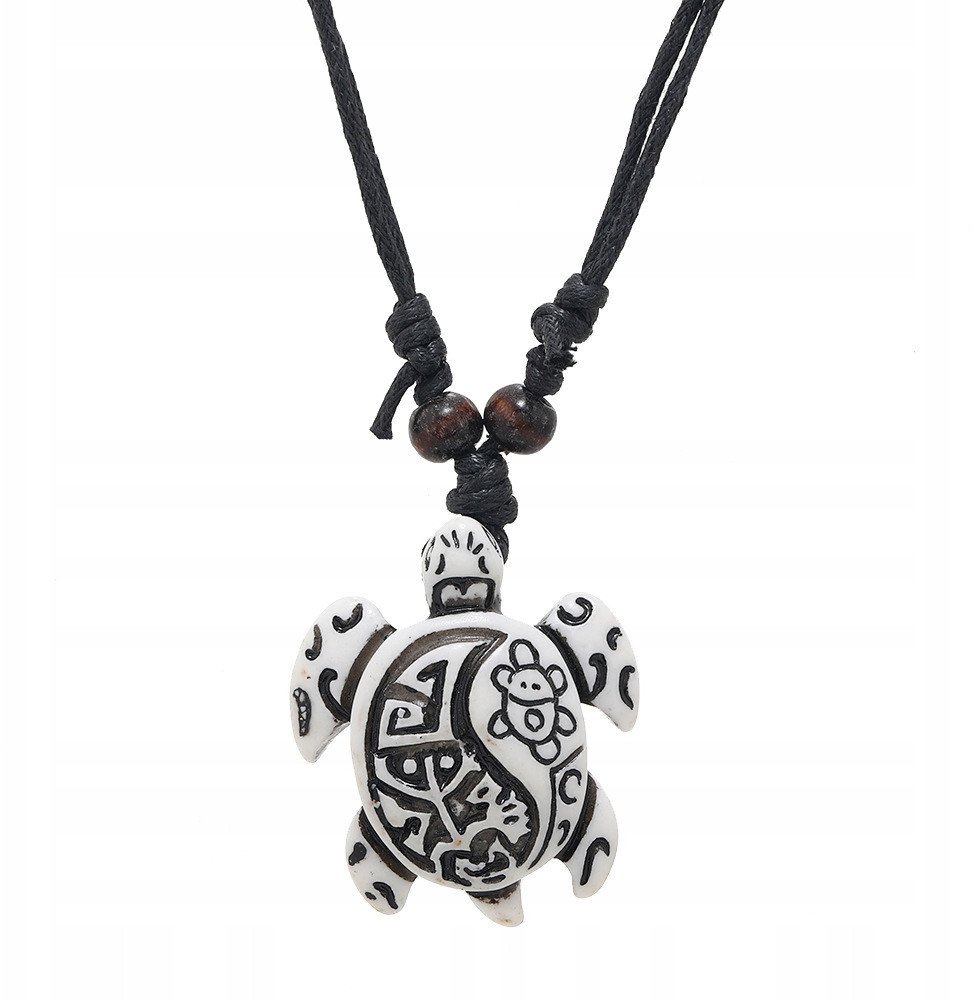 NASZYJNIK Żółw MORSKI ZAWIESZKA Surferska KITE Windsurfing Rzemyk Żółwik Cw