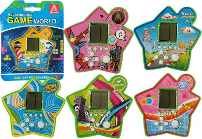Lean Sport Gra Elektroniczna Kieszonkowa Tetris Gwiazdka