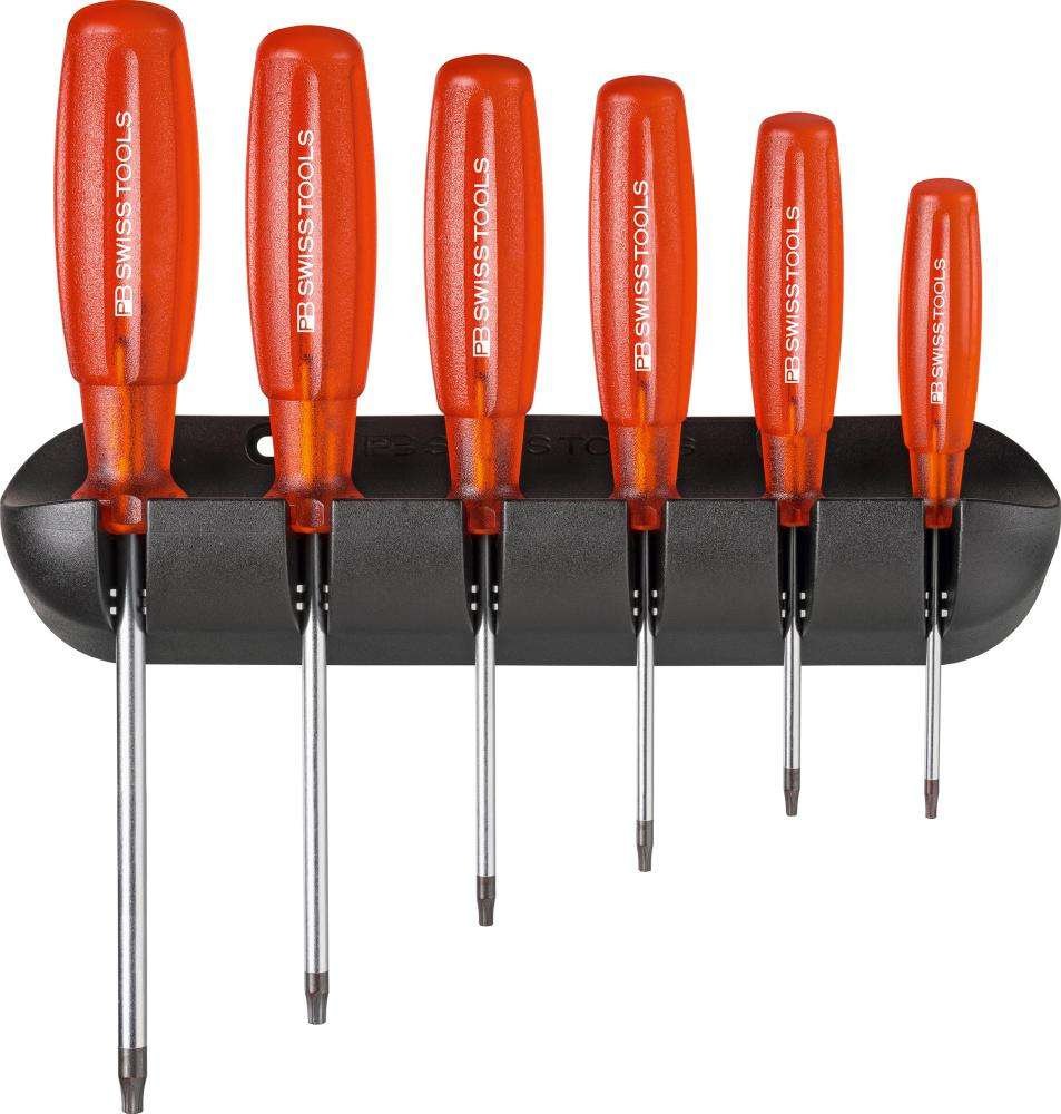Zestaw wkretaków 6-czesc. Torx w uchwycie sciennym Multicraft PB Swiss Tools
