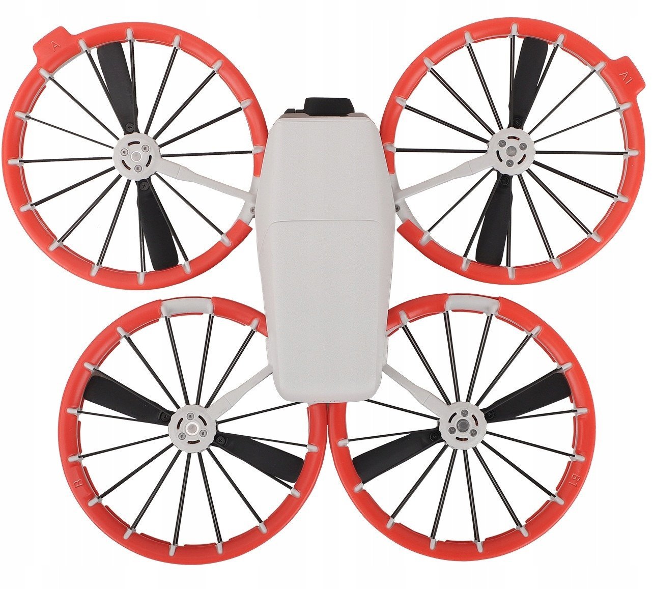 Osłona Ochrona Osłony Zabezpieczenie Śmigła Śmigieł Guma Do Drona Dji Flip / Czerwony / Fp-kc960-r