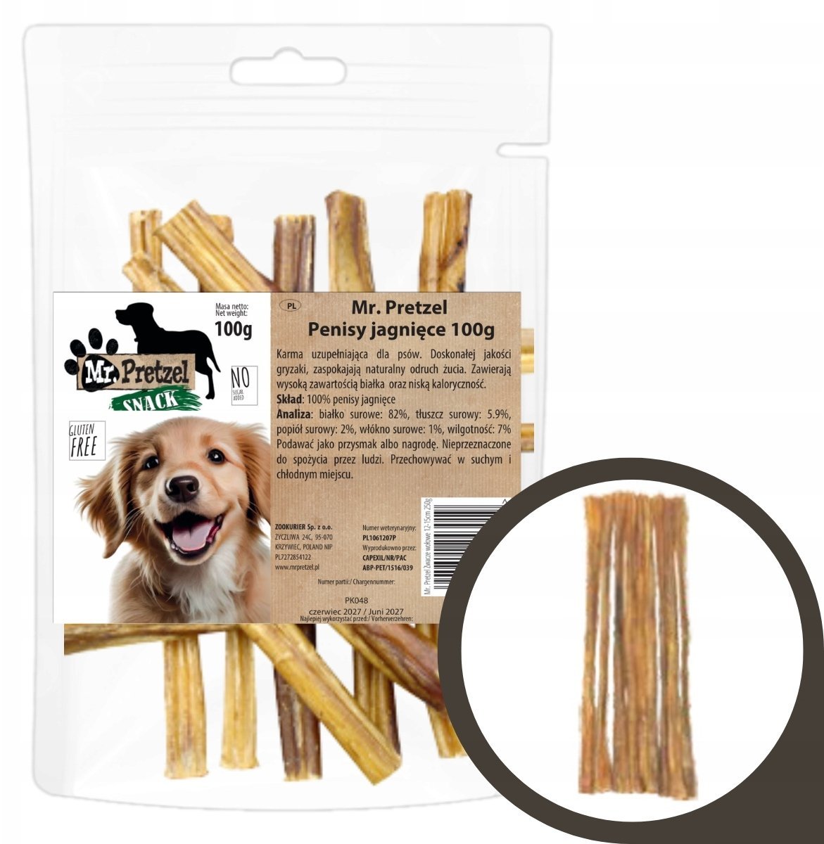 Mr. Pretzel Penisy jagnięce 100g