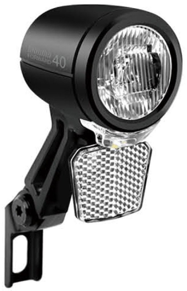 Lampa przód Verso 40 LUX do E-Bike pod prądnice 6V-48V uchwyt + odblask Uniwersalny