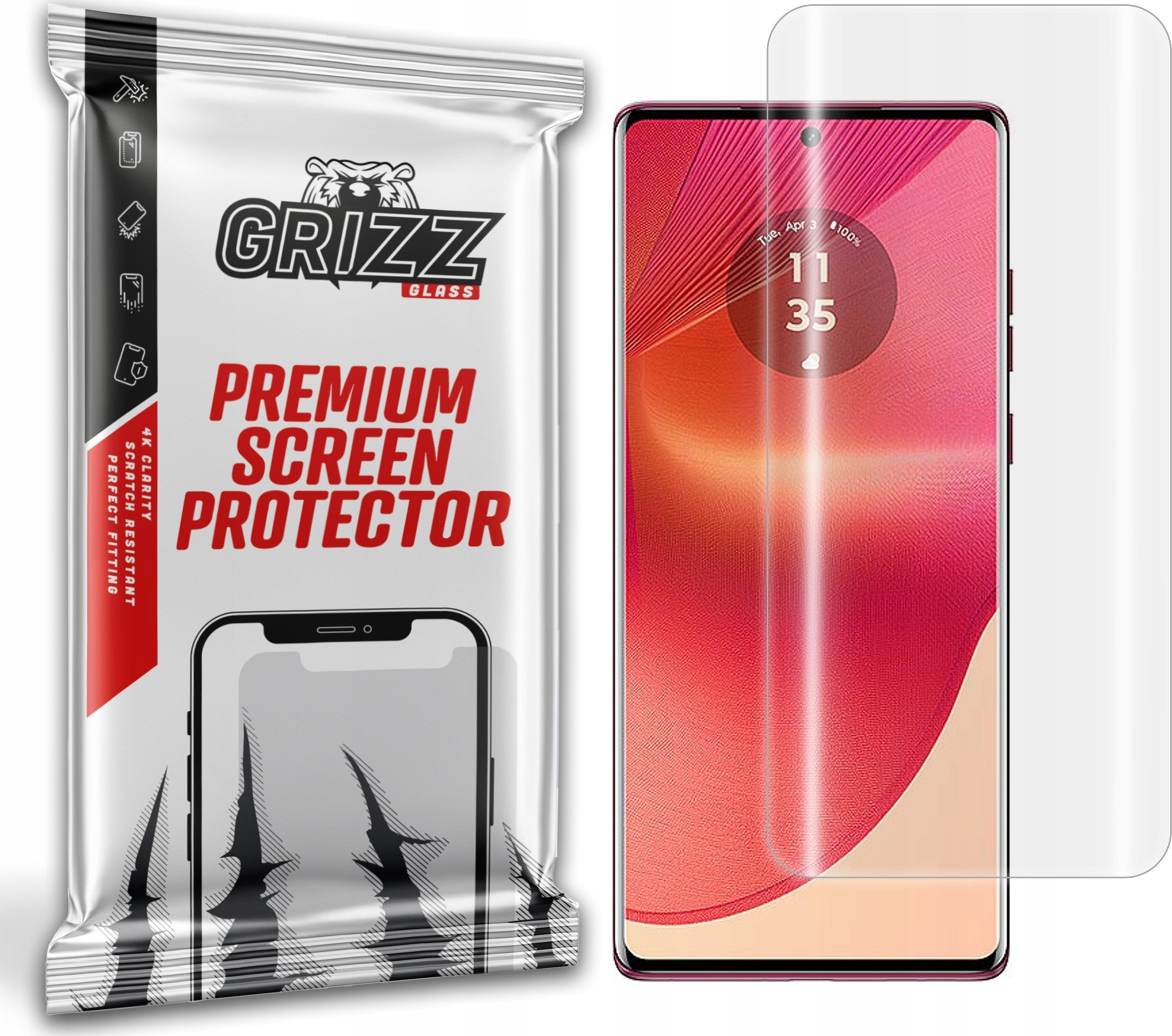 GrizzGlass Folia hydrożelowa GrizzGlass Hydrofilm do Motorola Edge 50 Fusion