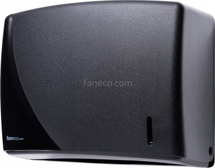 FANECO Podajnik ręczników ZZ DARK 400 listków Czarny